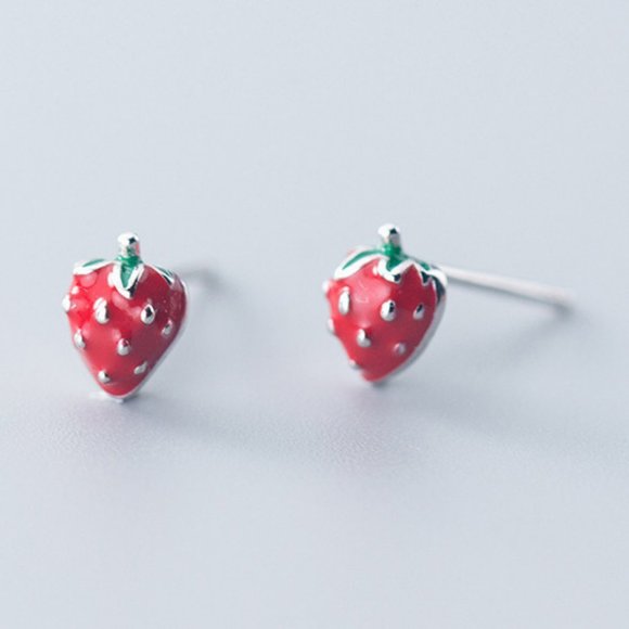 Strawberry Earrings - Picture 11 of 14